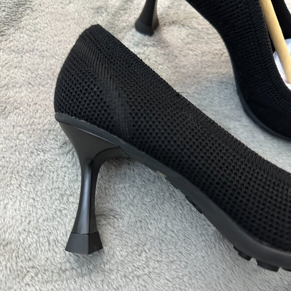 New Cosy Island SoftBounce Pointed Toe Stiletto Heels Shoes 6 Black - Picture 2 of 6